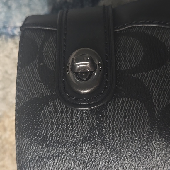 COACH BLACK DOUBLE C ANKLE BOOT SZ 7.5 - Picture 6 of 7